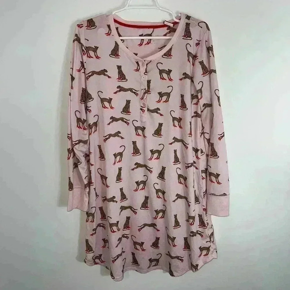 KATE SPADE SOFT PINK LOUNGE PJ DRESS - Picture 1 of 11